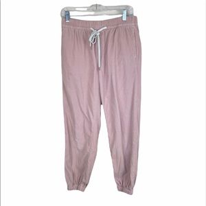AMERICAN EAGLE Blush Pink High Rise Corduroy Jogger Pants